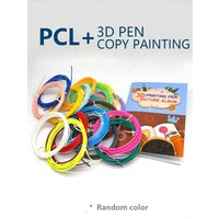 1.75mm Diameter PCL Low-Temperature 3D Pen Filament Multi-Color Pack (5/10/20 Colors) Vibrant Colors with Reusable 3D Pen Copy P