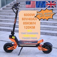 TOURSOR X5 USA EU UK E Scooters 6000W Dual Motor 60V40ah Electric Scooter Adult 11 Inch Off-road Vacuum Tire E-Scooter