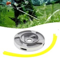 Universal Aluminum Trimmer Head Alloy Replacement Grass Cutter Head Fit Various Lawn Mower Weeder Gardening Accessories
