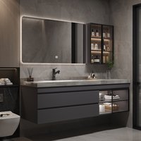 Vanity Minimalist Bathroom Cabinet Partitions Service Trendy Designer Bathroom Cabinet Regale ModernArchivadores Salon Furniture