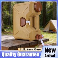 18/15/12/10L Camping Water Container with Spigot Hand Sanitizer Bottle Portable Water Jug Large Capacity Water Carrier Tank