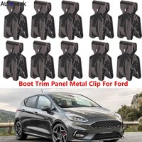 10Pcs For Ford Fiesta MK6 Focus MK3 Galaxy MK3 Kuga MK1 Boot Trim Panel Metal Clips Clamp Side Pillar Load Compartment 1430815