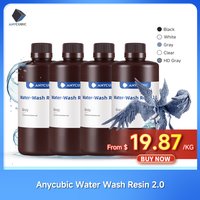 Anycubic Wasserwaschharz 3D-Drucker Harz wasserwaschbar 365-405 nm für LCD DLP Photon M3 Plus Max 7K Mono 6K Druck