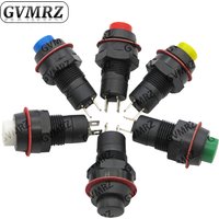 DS-213 DS-211 10mm Round Miniature Push Button Switch Momentary / Self Locking Round Button Switch Power Switch DS213 DS211