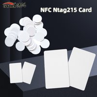 5YOA NFC Ntag215 Card Coin Key mini 13.56MHz RFID Ultralight Label 25mm round Mini Card - 5/10/50 Pcs Pack