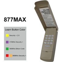 877MAX Wireless Keypad Keyless Garage Door Opener Remote Control Entry System for 376LM 377LM 877LM 971LM 977LM 878MAX