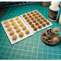 15PCS Mixed Static Grass Tufts, Self-Adhesive Miniature Grass Tufts,Model Grass Tuft Terrain Kit for DIY Diorama,Railway Layout