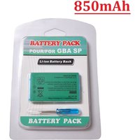 850mAh 3.7v rechargeable lithium battery with tool kit for gameboy nintendo Advance GBA SP GBASP