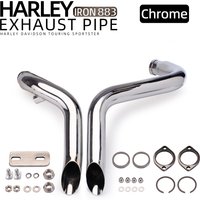 AliExpress NONE Exhaust Motorcycle Escape Sportster Motorcycle Exhaust XL883 Elbow Bike For Softail Sportster 883 1200