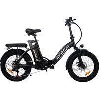 AliExpress NONE Foldable Adult E-bike AVAKA BZ20 PLUS 500W Men's E-Mountain ebike 870WH Battery,20 Inch Fat Tire women's Electric Bike