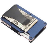 Minimalist Wallet for Men & Women Slim RFID Wallet, Scratch Resistant, Credit Card Holder & Money Clip, Easily Removable Money