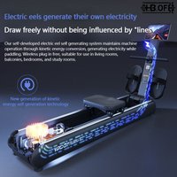 Easy Run Foldable Stable Smooth Rowing Machine Intelligent Magnetic Resistance Self Generating Commercial Home Fitness Equipment