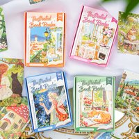 36 sheets Kawaii Self-adhesive boxed stickers planner handbook scrapbook DIY decorative Journal sticker cute stationery stickers