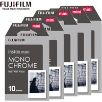 10-100 Sheets Fujifilm Fuji Instax Mini 12 11 8 9 Black and white Monochrome Films for Instant Mini 8 9 7s 25 Camera Photo Paper