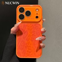 Luxury Leopard Print Leather Phone Case For iPhone 17 Pro Max 16 15 14 Pro Max 13 Crystal Lens Protection Shockproof Cover