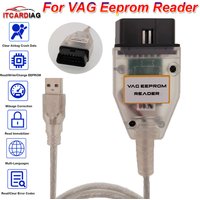 For VAG Eeprom Programmer Reader 1.20 For Airbag Crash Data Read Write Eeprom Immobilizer ABS Brake Engine Mileage Correction