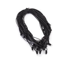 30pcs Braided Adjustable Necklace Makings Waxed Polyester Cord Strings For Pendant Necklace DIY Jewelry Making Findings 32-64cm