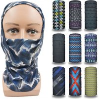 AliExpress Fandana Gear Tartan Geometric Pattern Bandanas Hiking Headband for Men Striped Cycling Biking Tube Neck Gaiter Women Running Face Cover Snood