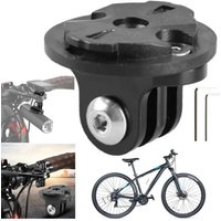 AliExpress ATUOTIN Computer Mount Aluminum Alloy Camera Headlight Adapter Stable Cycling Front Light Bracket Camera Stand for Garmin Edge Interface