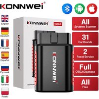 KONNWEI Car OBD Full System Scanner Bluetooth Connection KDIAG APP Clear Fault Codes Maintenance Reset Car OBD2 Diagnostic Tool