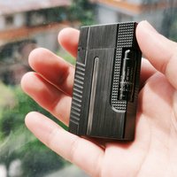 D pont 007 Lighter Butane Gas Metal Special Wheel Tobacco Smoking Cigarette Accessories Men Gifts Collections Customizable