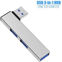 3 In 1 USB HUB OTG USB 3.0/Type-C 3.0 To 3 Port USB USB Splitter Hub Speed 5.0Gbps 3 Port Type C HUB Adapter For Macbook Laptops