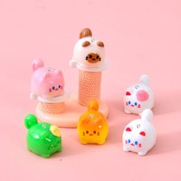 10Pcs Cartoon Cat Animals Resin Pendants Charms Crafts Supplies Earrings Bracelets Jewelry Making Material DIY Hook Ornament