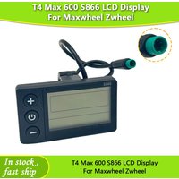 T4 Max 600 S866 LCD Display Kickscooter Dashboard Spare Parts For Urbanglide Ecross Pro Maxwheel Zwheel Electric Scooter