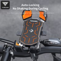 TOSUOD Bike Phone Holder 360° View Adjustable Universal Phone Holder 4.5-7.2 inch Mobile Phone Shockproof Bracket Moto MTB Parts