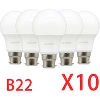 10Pack B22 LED bulb Lamp 220V 110V No flicker 8W 9W 12W 18W 24W Hight birght Warm lighting for home derection
