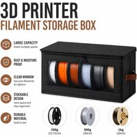 3D Printer Filament Storage Containers Non Woven Printer Filament Toy Storage Box Visible Dustproof Sorting Storage Bag