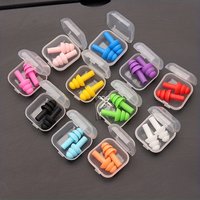 Colorful Christmas Tree-Shaped Earplugs for Swimming, Learning, And Sleeping.