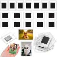 Clear Acrylic Magnets Pitcture Frame Refrigerator Picture Decor DIY Insert Photo Display Holders Blank Magnetic Frames