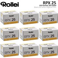 1-10 Rolls Rollei RPX 25 135 35mm Black And White Negative Film(36 Exposures/Roll)For Kodak M38/M35 Camera (Expiry date: 2026)