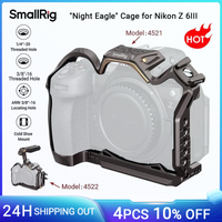SmallRig Night Eagle Z6III Kamerakäfig für Nikon Z6 III mit Schnellwechselplatte für Arca-Swiss, mit Kaltschuh für Mikrofon und Licht 4521