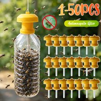 1-10PCS Hanging Insect Trap for Fruit Flies Antimosquito Pest Killer Plastic Fly Catcher Traps for Farm Garden Orchard Pest Mana