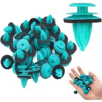 300/10pcs Auto Door Panel Fastener Rivet with Seal Ring Bumper Retaining Clip Nylon Universal Buckle Car Interior Accessories