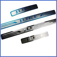 For Nissan JUKE 2010-2018 2019 2020 Door Sill Scuff Plate Trim Stainless Steel Kick Pedal Sill Protector Car Styling Accessories