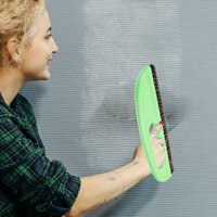 Wallpaper Construction Tool Brush Green Long Bristle Horse Hair Ergonomic Handle Wall Paper Smoothing Trade Quality Hanging