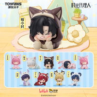 Nowa oryginalna figurka Card.Fun×Link Click Aowu Cute Beast Mini Figure Blind Box, ozdoba na biurko, modna zabawka, prezent Cheng Xiaoshi & Lu Guang.