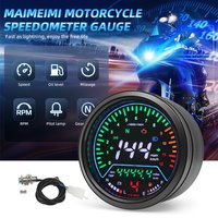 Motorcycle RPM Speed Speedometer Moto Digital Instrument Panel Voltage Meter Oil Level Gauge Trip Indicator for Harley for Honda