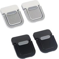 1 Pair Laptop Stand Computer Keyboard Holder Foldable Mini Size Computer Support Holder Space-saving Desk Organizer Laptop Riser