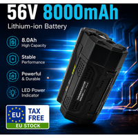 8,0Ah 56V Lithium-Akku für EGO BA4200T — Schnelles Aufladen & langlebiger Ersatz für EGO 56V Akkupacks für kabellose Werkzeuge