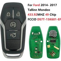CN018054 For Ford 2014- 2017 Tallinn Mondeo 4 Button Smart Key 433.92MHZ FCCID DS7T-15K601-EF