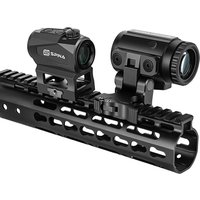 SPINA OPTICS 3x Sight Mirror red dot combination Waterproof Red Dot Sight, AR/AK.308.7.62.556.223.12GA and All Air gun