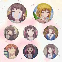 Fruits Basket Anime Badges 25 32 44 58 75 Mm Round Cosplay Pin Bag Decor Fans Collect Friends Gifts Brooch Souvenir