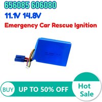11.1V14.8V Emergency Car Rescue Ignition 656085 606080 High Magnification Starter Pack Replacement Battery Pack