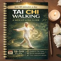 A Safety Guide for Seniors on Tai Chi Health Exercises, Easy for Beginners, 10 Minutes a Day, Gentle and Effortless, Low-Impact Joint Protection, Free Switching between Standing and Sitting Positions,