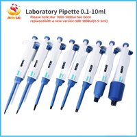 WEIAI Laboratory Pipette 0.1-10ml Pipeta Single Channel Manual Adjustable Digital Micropipette Lab Equipment Pipettes