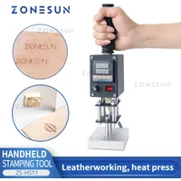 ZONESUN ZS-HST1 Handheld Hot Foil Stamping Machine Custom Logo Embossing Machine Lether DIY Tools image 4